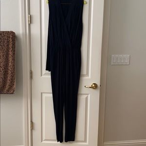 Black DVF jumpsuit
